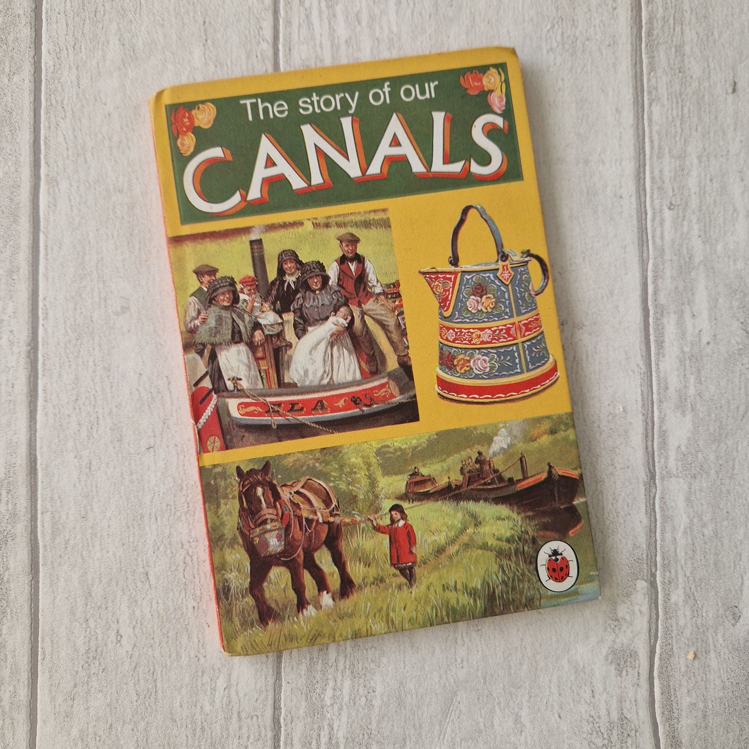 The Story of our Canals Ladybird Book - river boat