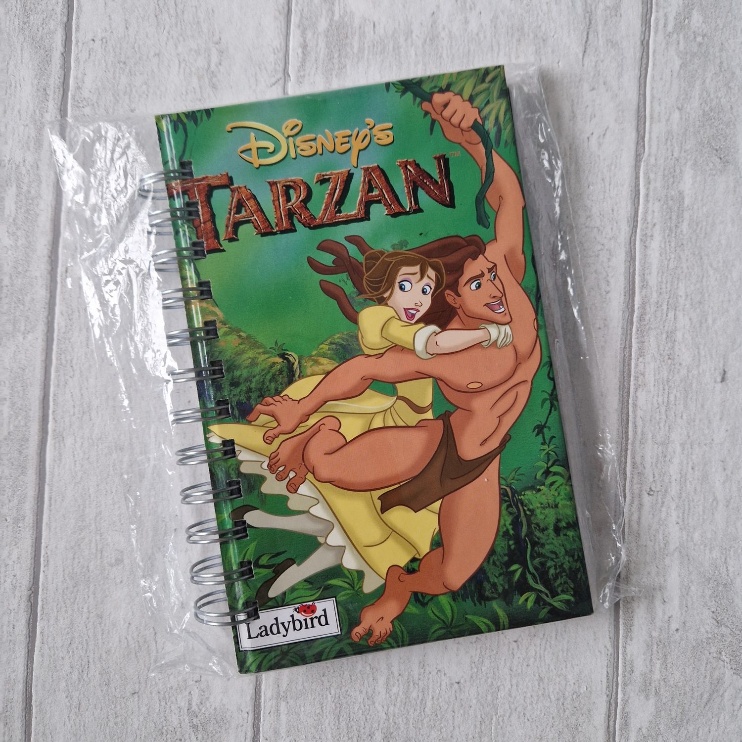 Tarzan lined notebook - Ladybird Book - READY TO SHIP