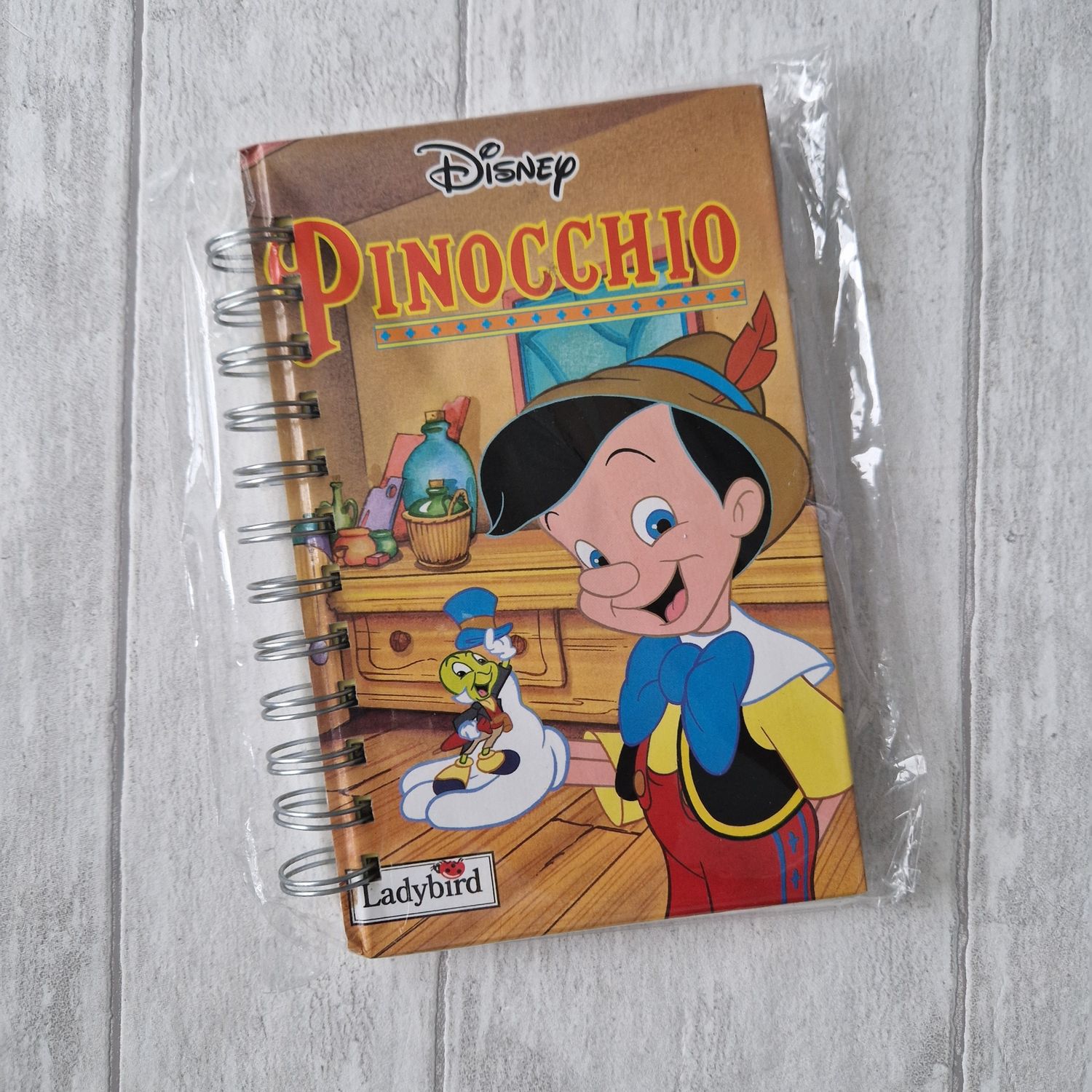 Pinocchio lined notebook - Ladybird Book - READY TO SHIP