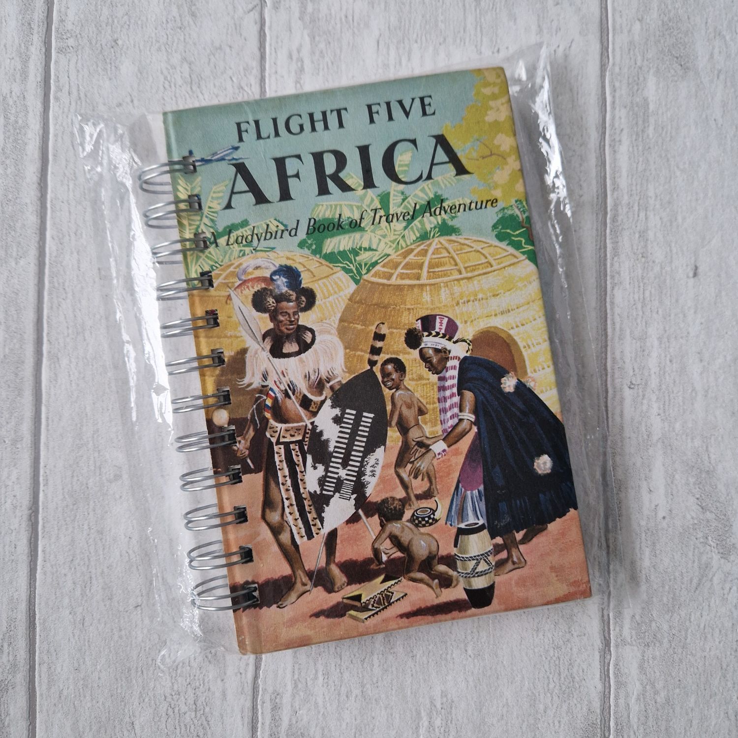 Africa - Flight Five lined notebook - Ladybird Book - READY TO SHIP