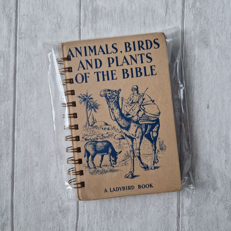 Animals and Plants of the Bible lined notebook - Ladybird Book - READY TO SHIP
