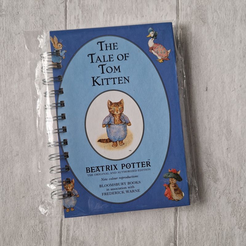 Tom Kitten - Beatrix Potter lined Notebook - READY TO SHIP