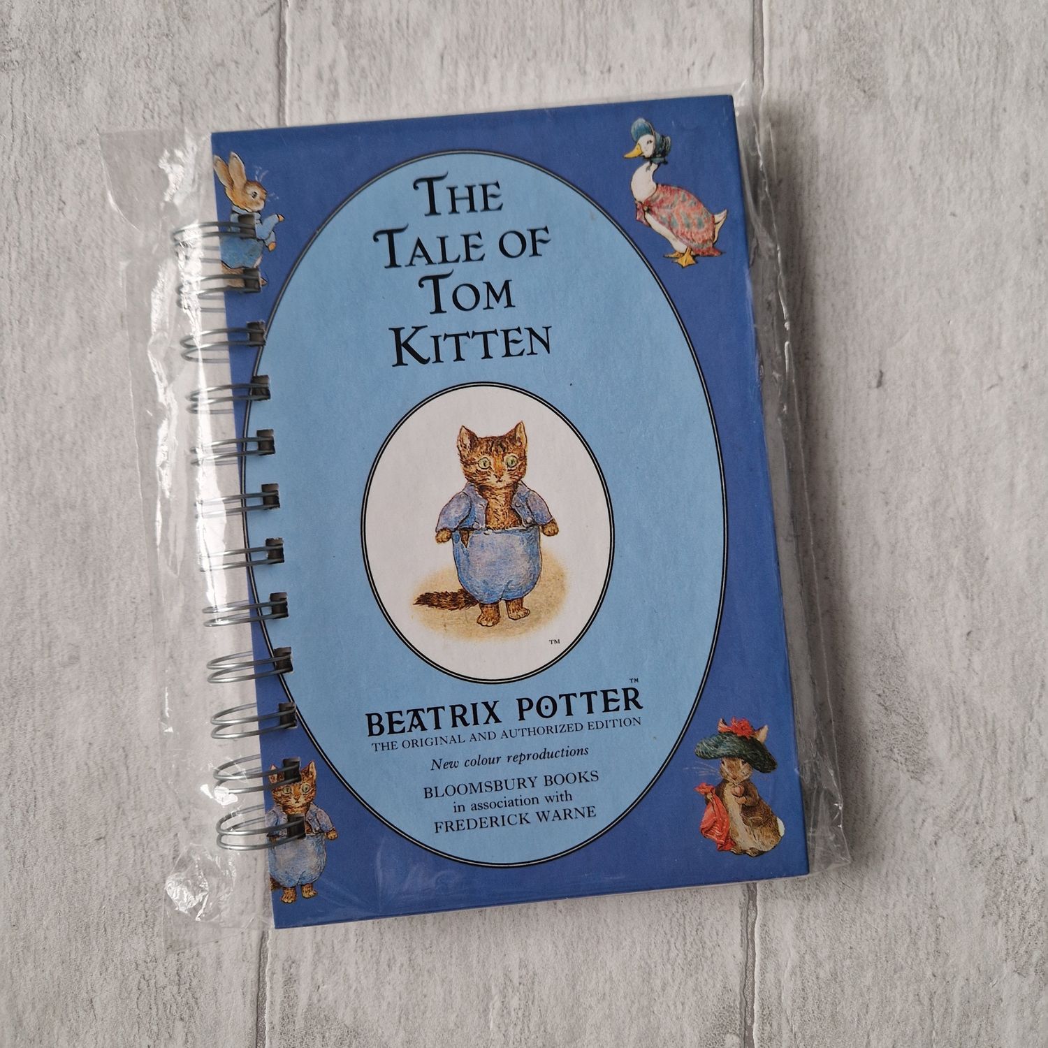 Tom Kitten - Beatrix Potter lined Notebook - READY TO SHIP