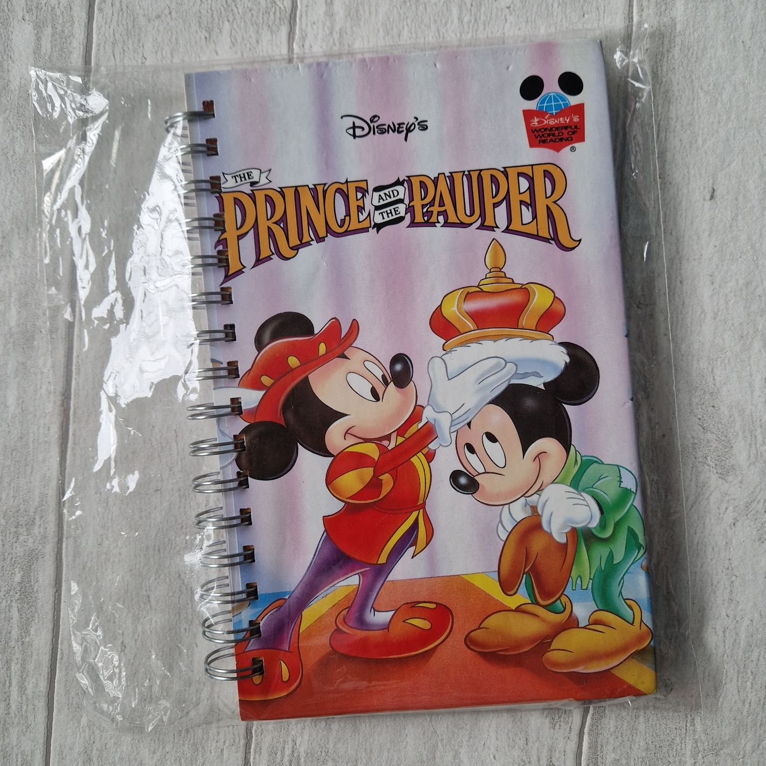 Prince and the Pauper Week Per View Diary notebook  - READY TO SHIP