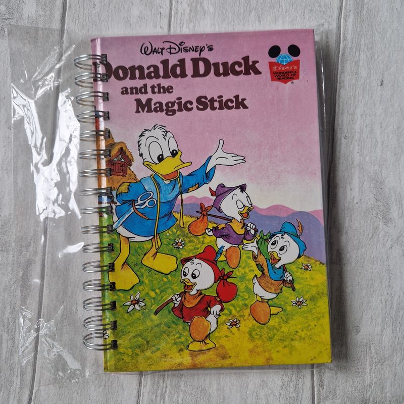 Donald Duck and the Magic Stick Week Per View Diary notebook  - READY TO SHIP