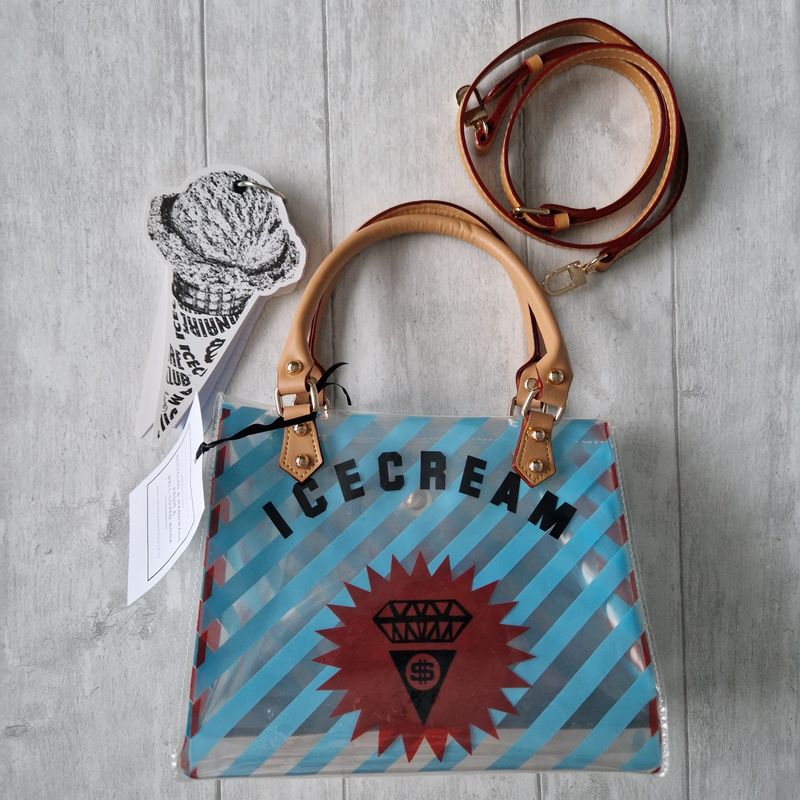 Ice Cream Handbag made from an the original packaging of Billionaire Boys Club packaging, including a FREE notepad!