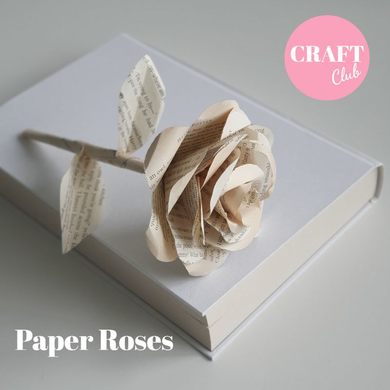 Paper Rose Workshop, at Merrymeade Tea Rooms, Brentwood, Thursday August 27, 10am - 12pm