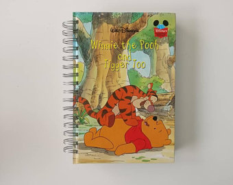 Winnie the Pooh & Tigger Too Notebook  - no original book pages