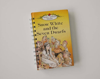 Snow White and the seven Dwarfs Notebook - Ladybird Book - Well Loved Tales