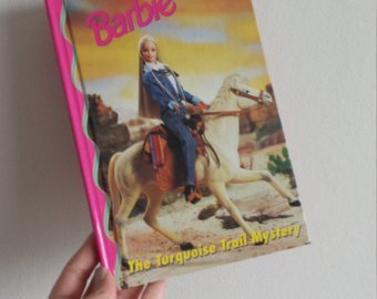 Barbie Notebook - Pony / Horse -The Turquoise Trail Mystery 