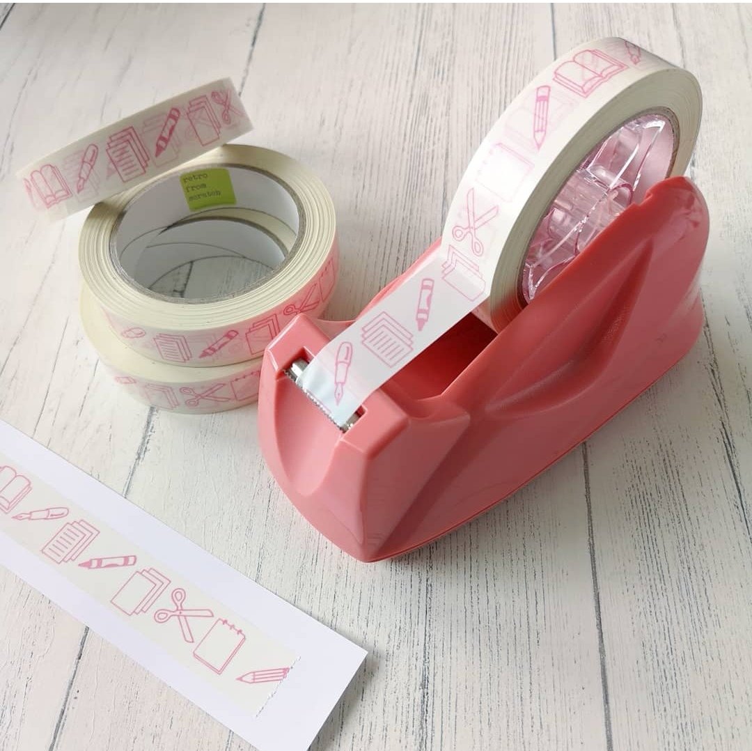 Sticky tape - pink stationery vinyl tape 66 metres!
