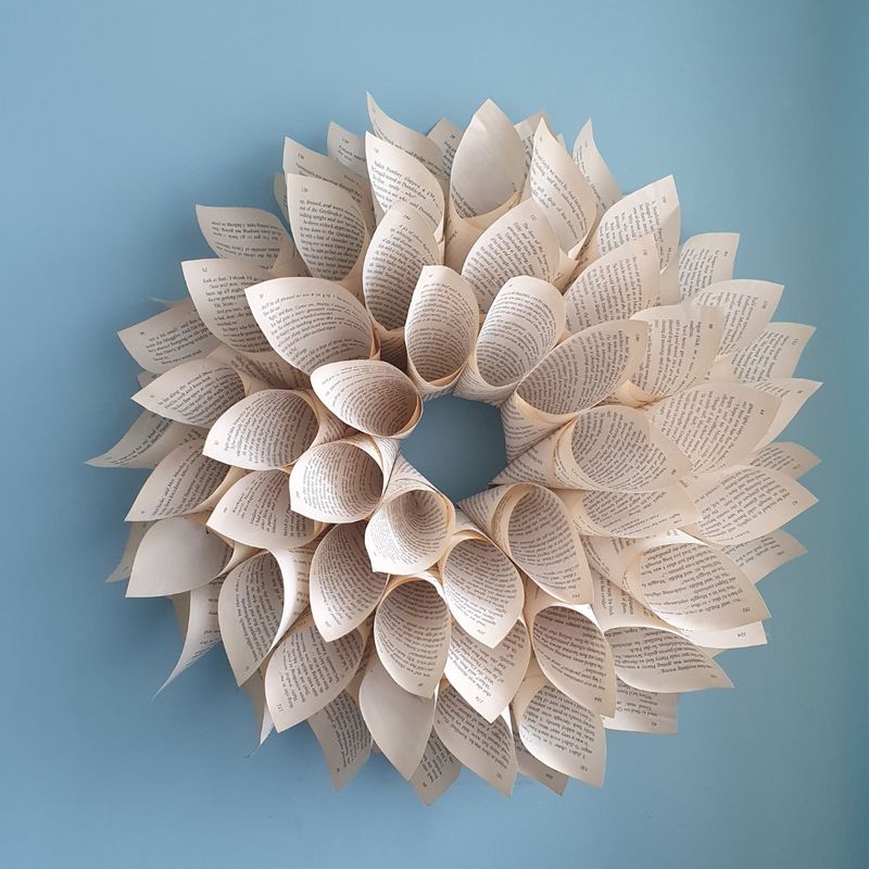 Book Wreath Workshop,  Thursday October 29, 10 am - 12pm at Merrymeade Tea Rooms, Brentwood
