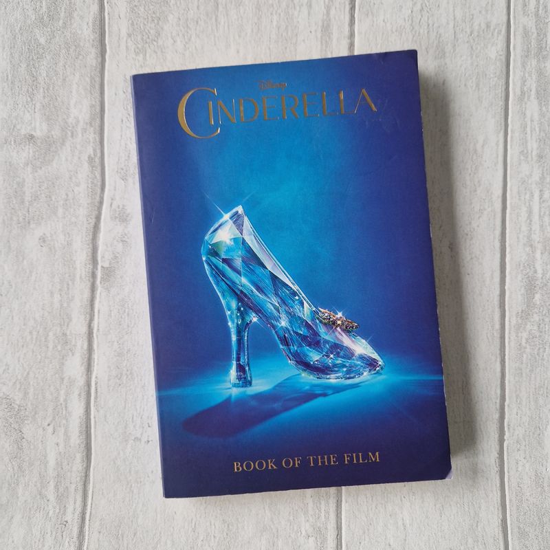 Cinderella - made from a paperback book - glass slipper