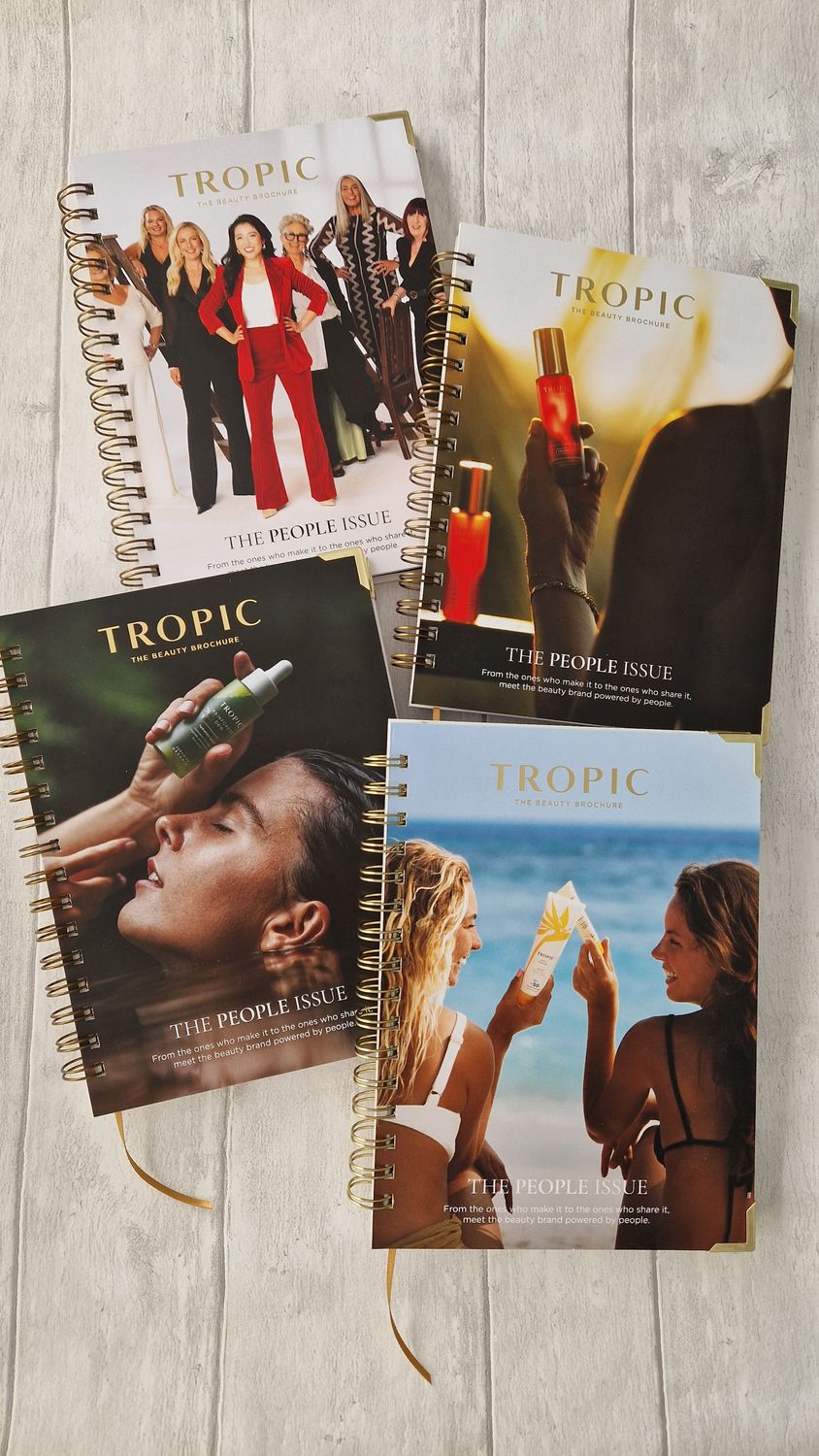 Tropic Catalogue notebook - send your own 