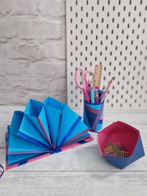 Make a Stationery Desk Set  - Video Tutorial &amp; PDF Download