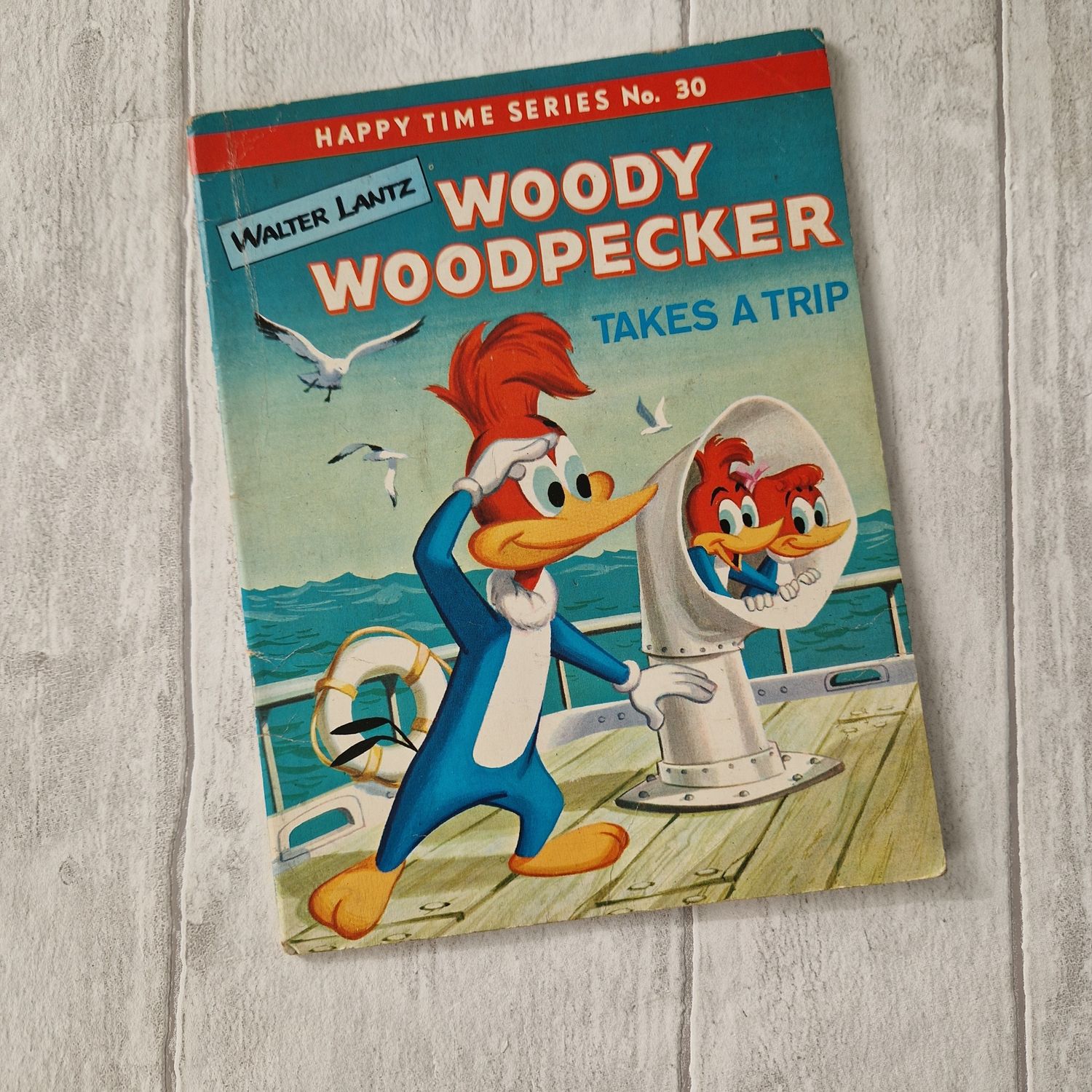 Woody Woodpecker Takes a Trip 1963 made from a paperback book