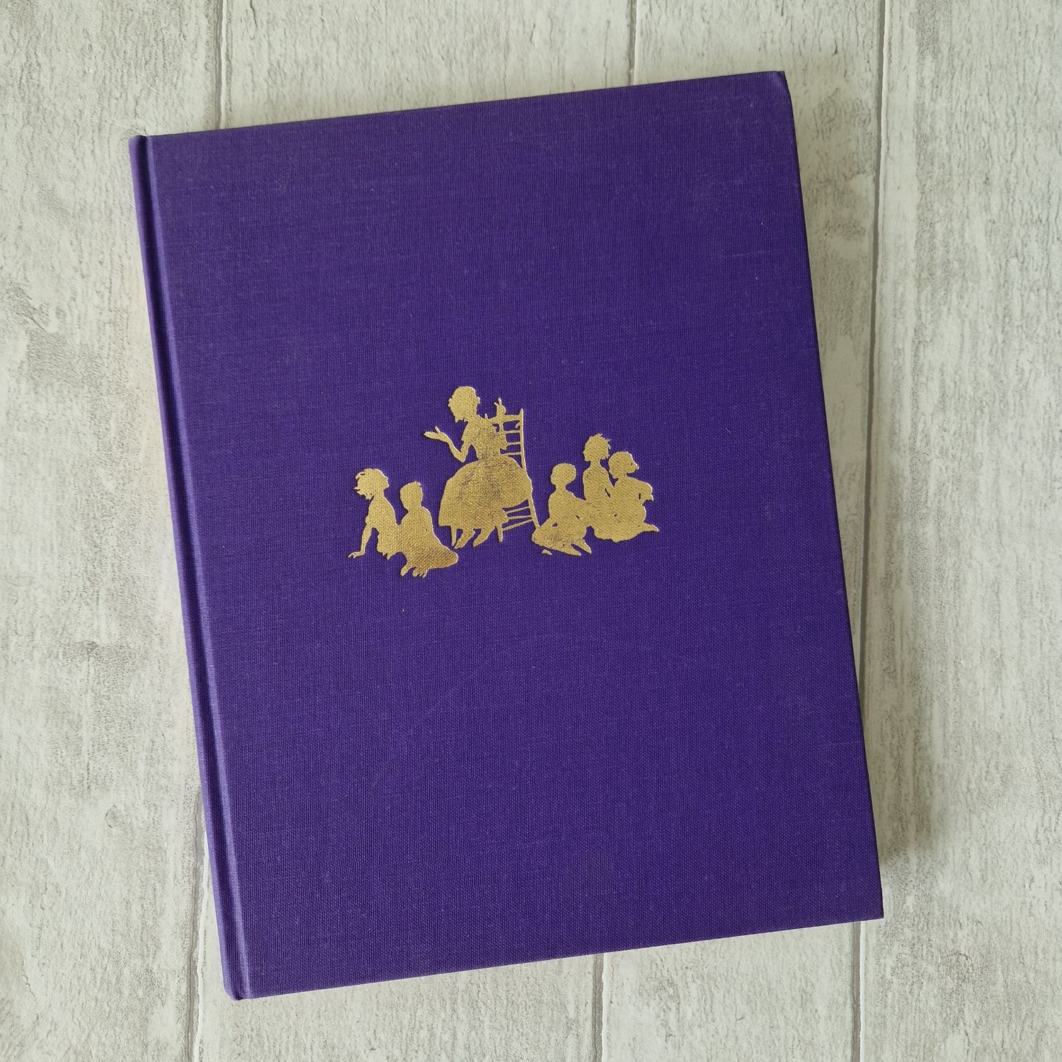 The Sleeping Beauty Fairytale 1974 - gold embossed purple cloth