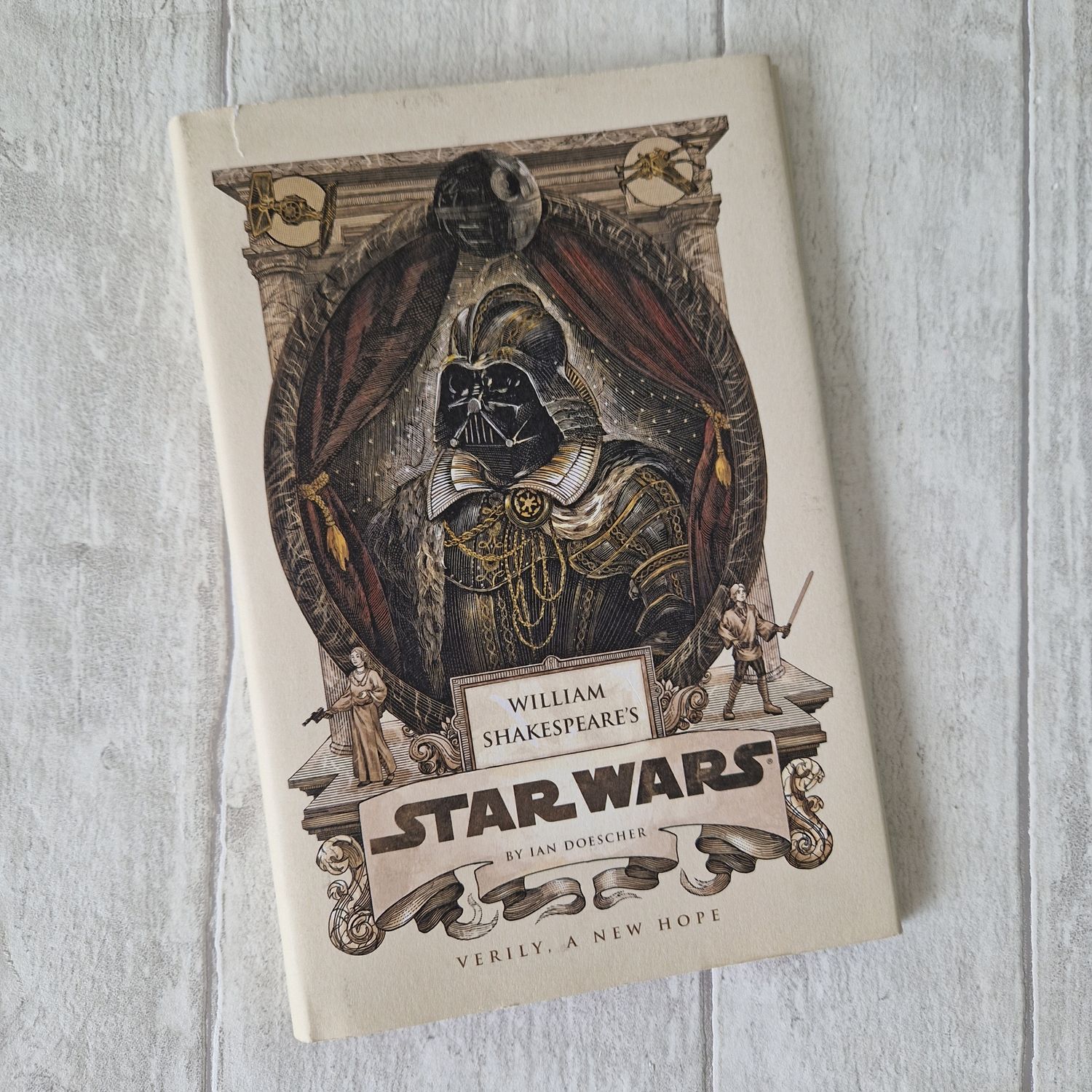 William Shakespeare's Star Wars, Verily, A New Hope - made from a dust jacket