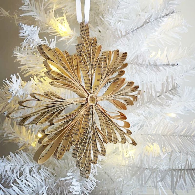 Snowflake Workshop,  made from recycled book paper, Thursday 12 November, 7 - 8.30pm, Maggio Lounge, Billericay