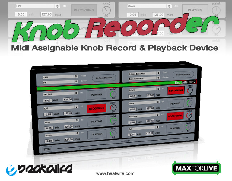 Knob Recorder - m4l (32+64bit)