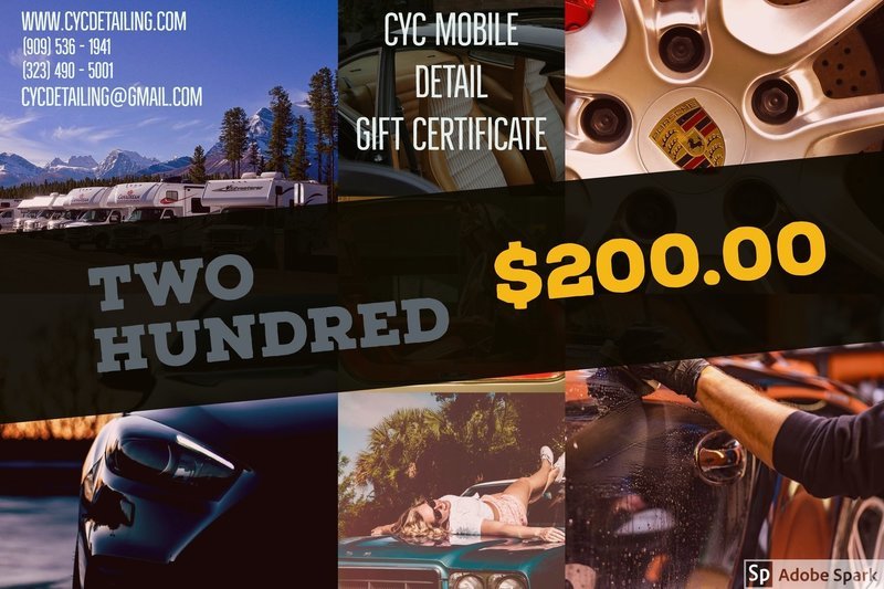 CYC Mobile Detail Gift Certificate