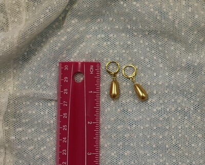 Beautiful Gold Drop Earrings