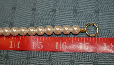 Glass Pearl Necklace