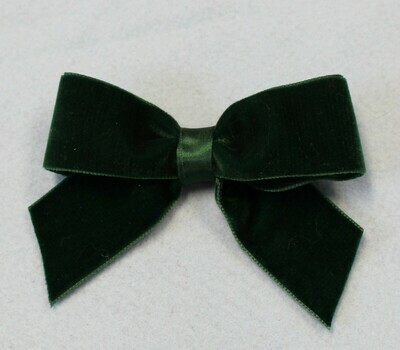 Elegant Deep Forest Green Velvet