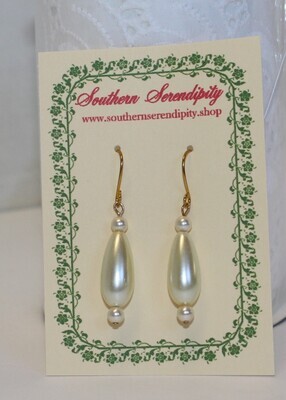 Beautiful Faux Pearl Earrings