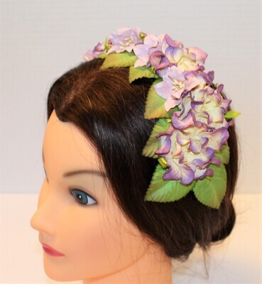 Shades of Lavender Floral Tiara