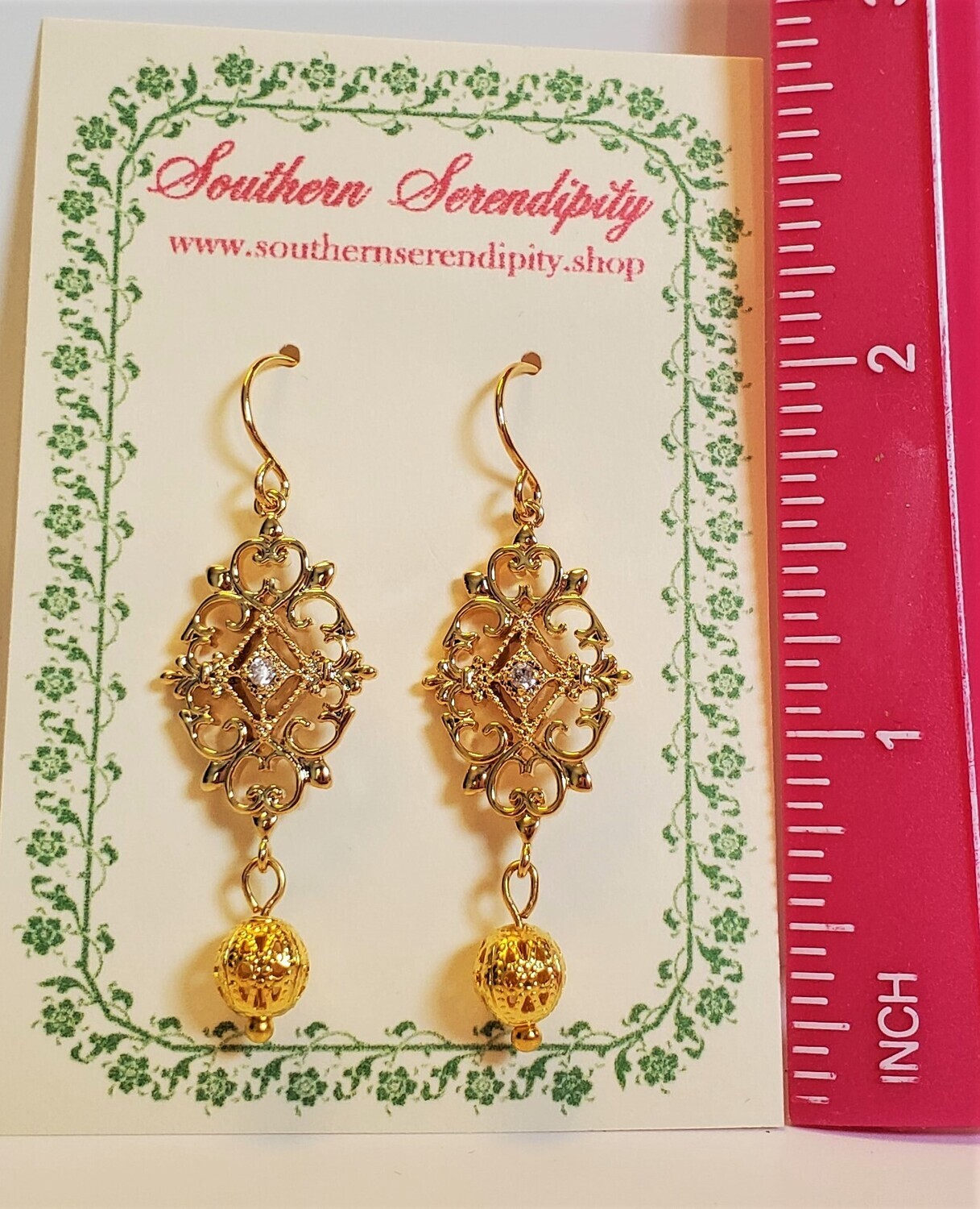 Lovely Lacey Drop Earrings