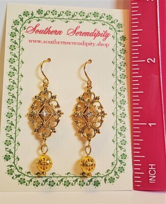 Lovely Lacey Drop Earrings