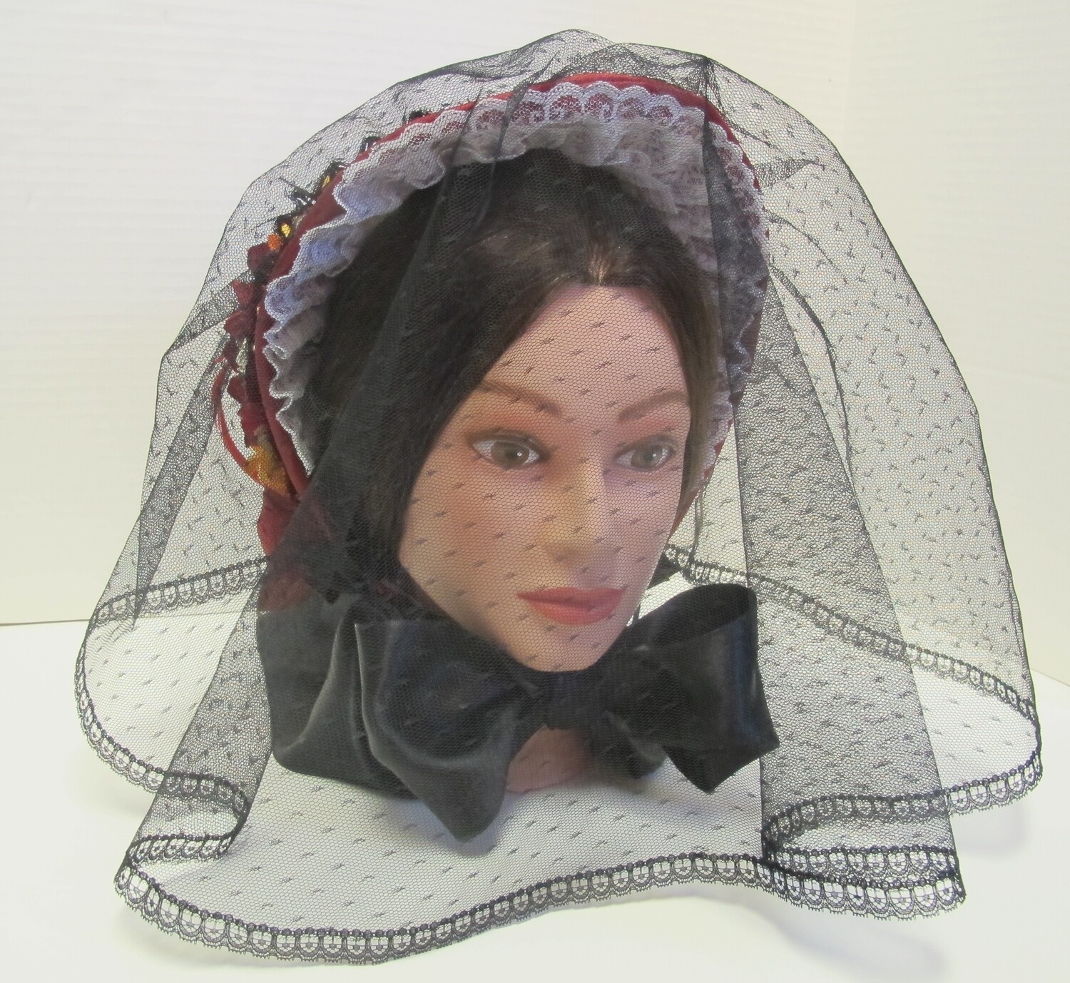 Black Bonnet Veil