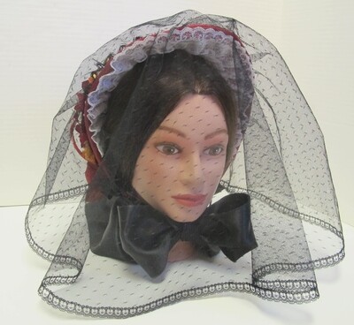 Black Bonnet Veil