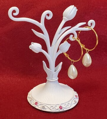 Beautiful Faux Pearl Earrings - Georgian
