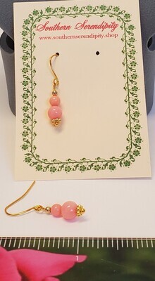 Beautiful Faux Coral Earrings