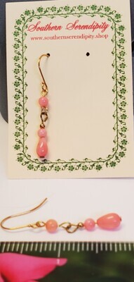 Beautiful Faux Coral Earrings