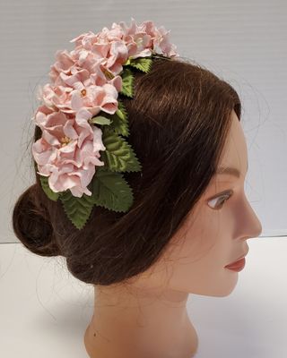 Antique Rose Floral Tiara