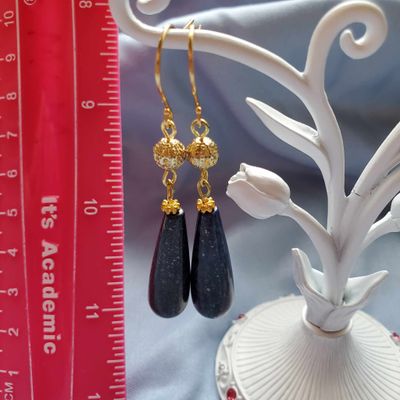 Genuine Lapis Lazuli Drop Earrings