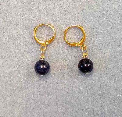 Genuine Lapis Lazuli Earrings