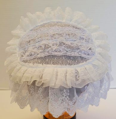 Victorian White Lace Cap-Copied From My Original
