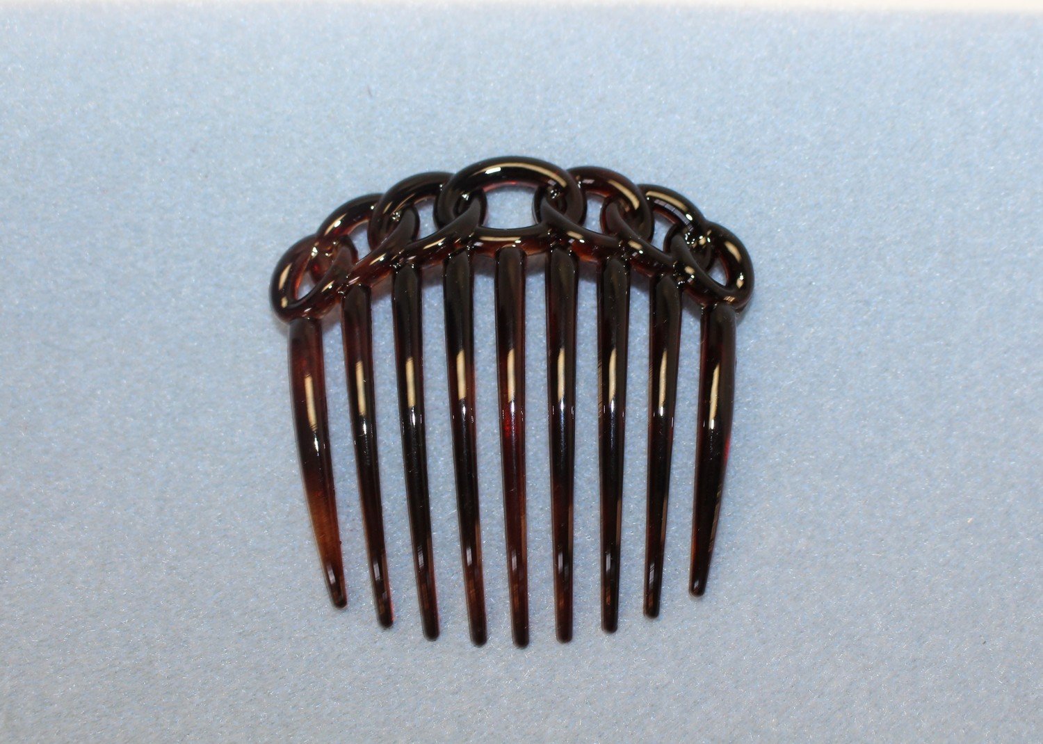 Victorian Style Hair Comb, Faux Tortoiseshell