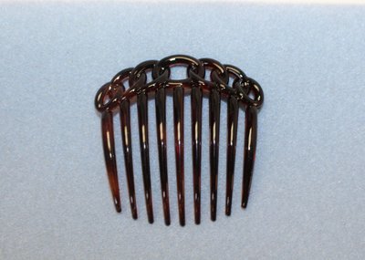 Victorian Style Hair Comb, Faux Tortoiseshell