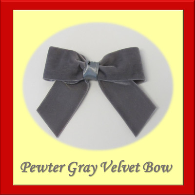 Elegant Pewter Velvet