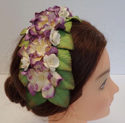 Accents of Lavender Floral Tiara