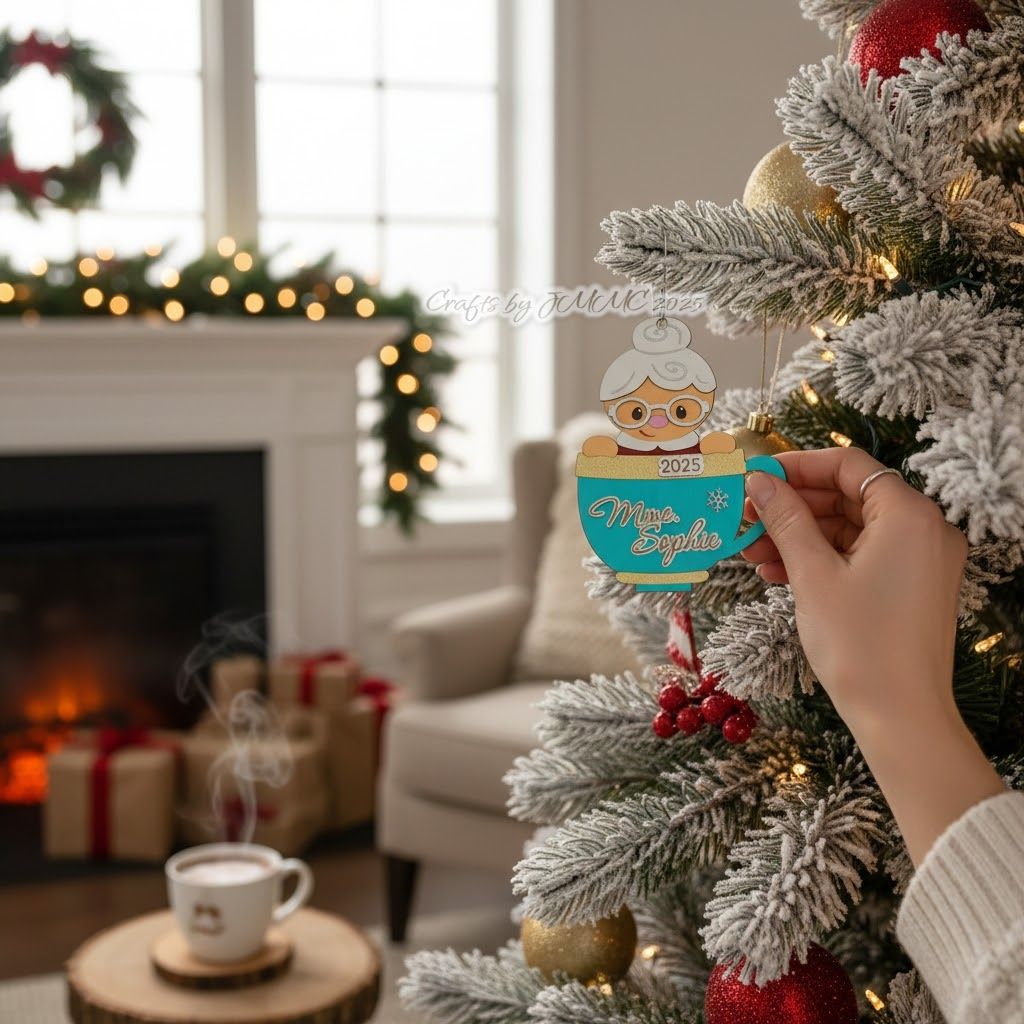 Mrs. Claus Mug Ornament