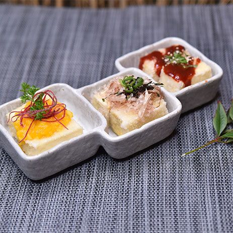 Trio Agedashi Tofu