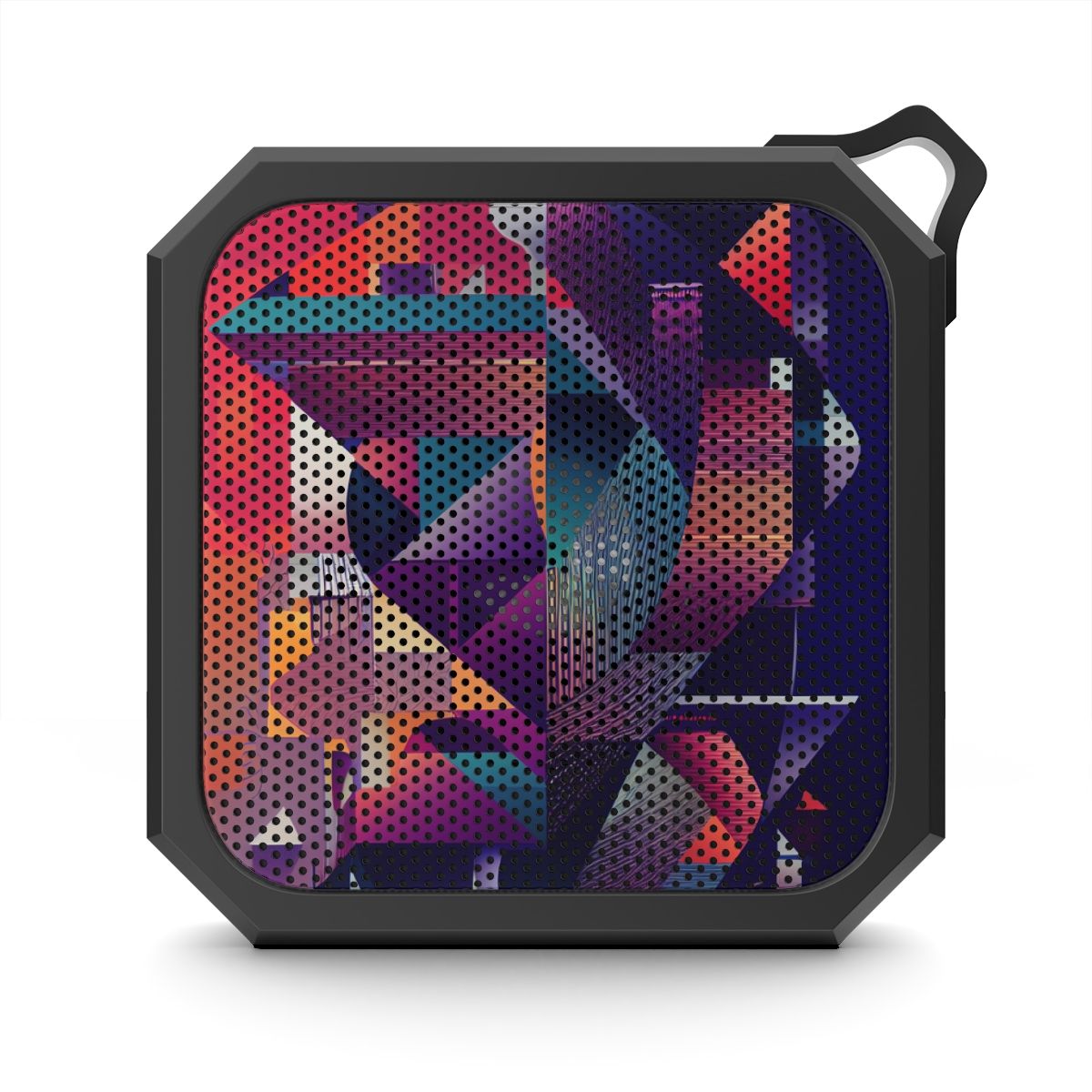 Blackwater Outdoor Bluetooth Speaker — Rugged Portable Speaker with Colorful Geometric Grill