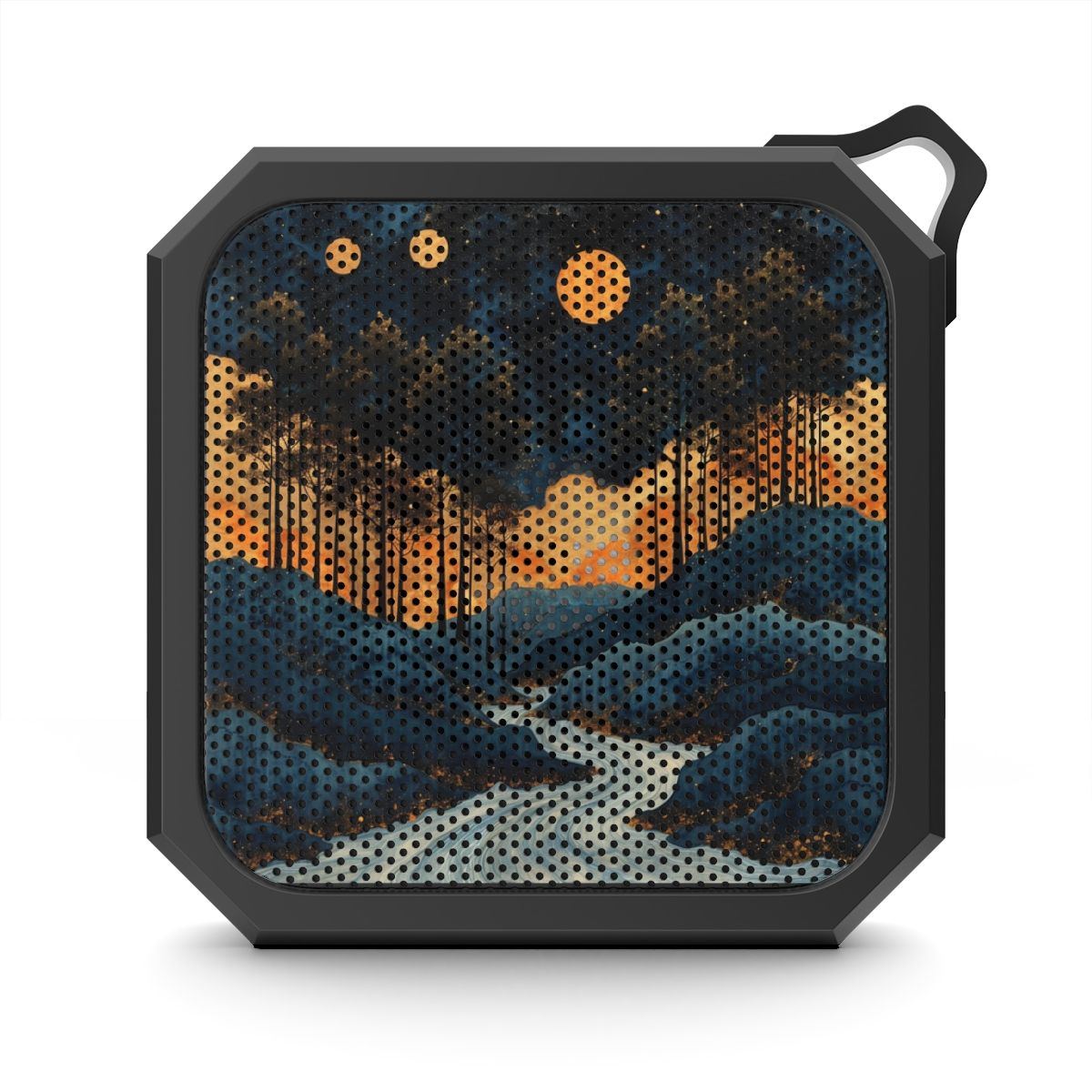 Outdoor Bluetooth Speaker — Moonlit Forest River Design