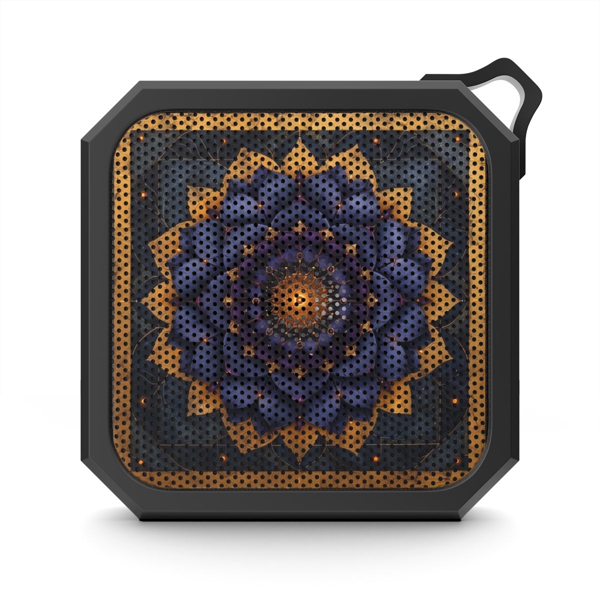 Portable Bluetooth Speaker — Mandala Floral Grill Outdoor Speaker